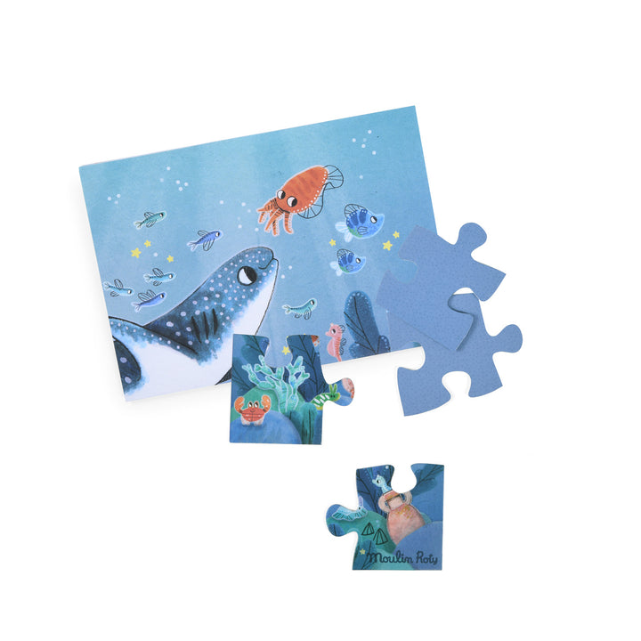 Moulin Roty | Puzzle fosforescente Sotto Mare, Les Aventures de Paulie