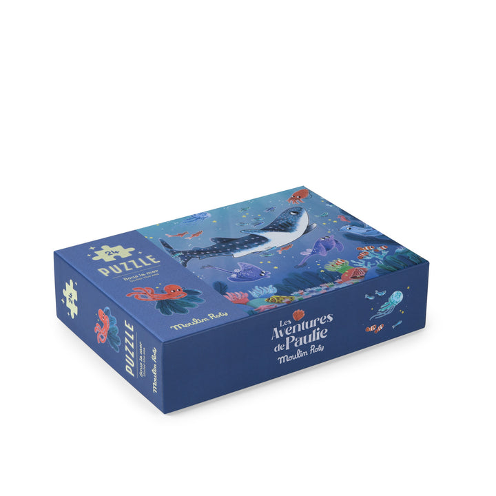 Moulin Roty | Puzzle fosforescente Sotto Mare, Les Aventures de Paulie