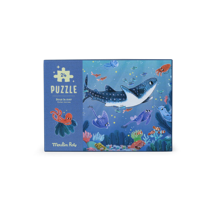 Moulin Roty | Puzzle fosforescente Sotto Mare, Les Aventures de Paulie