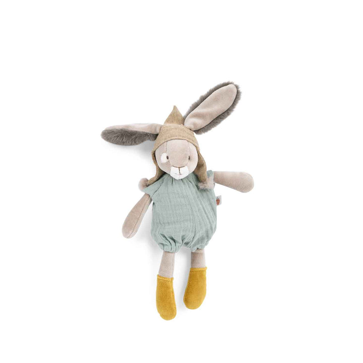 Moulin Roty | Peluche piccolo coniglietto salvia, Trois petits lapins