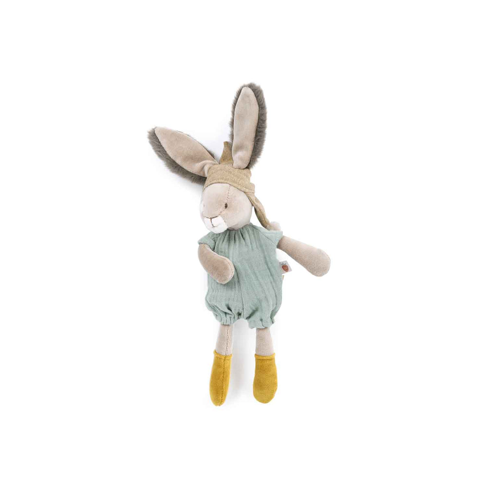 Moulin Roty | Peluche piccolo coniglietto salvia, Trois petits lapins