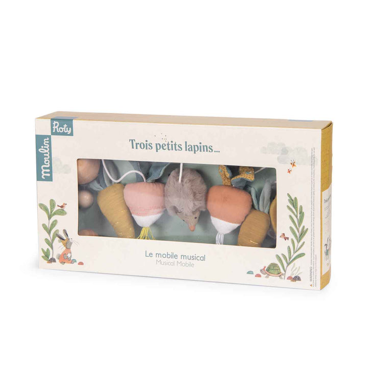 Moulin Roty | Giostrina musicale per lettino/culla Trois petits lapins