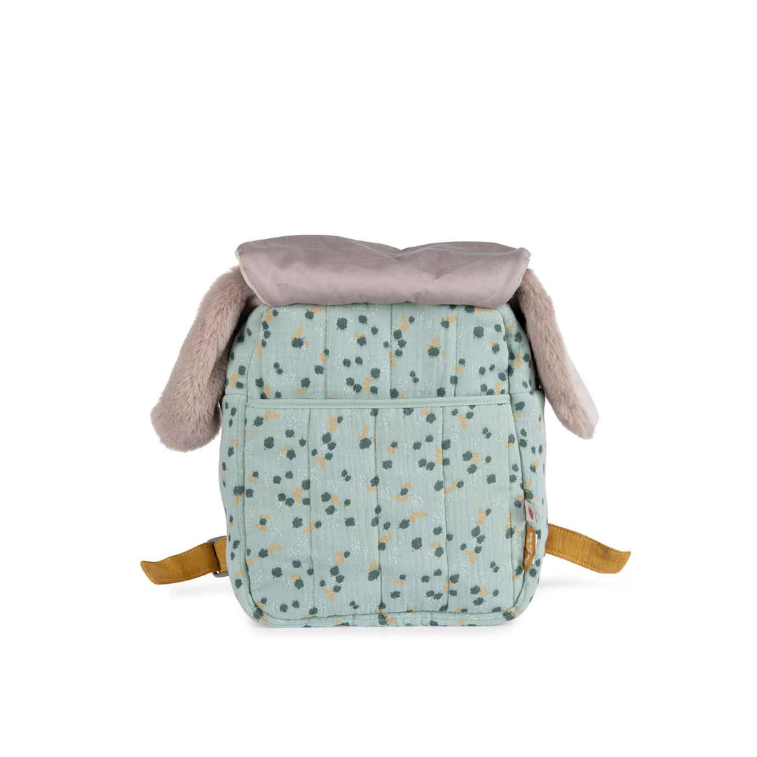 Moulin Roty | Zaino morbido Coniglio salvia, Trois petits lapins