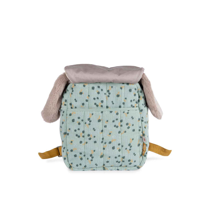 Moulin Roty | Zaino morbido Coniglio salvia, Trois petits lapins