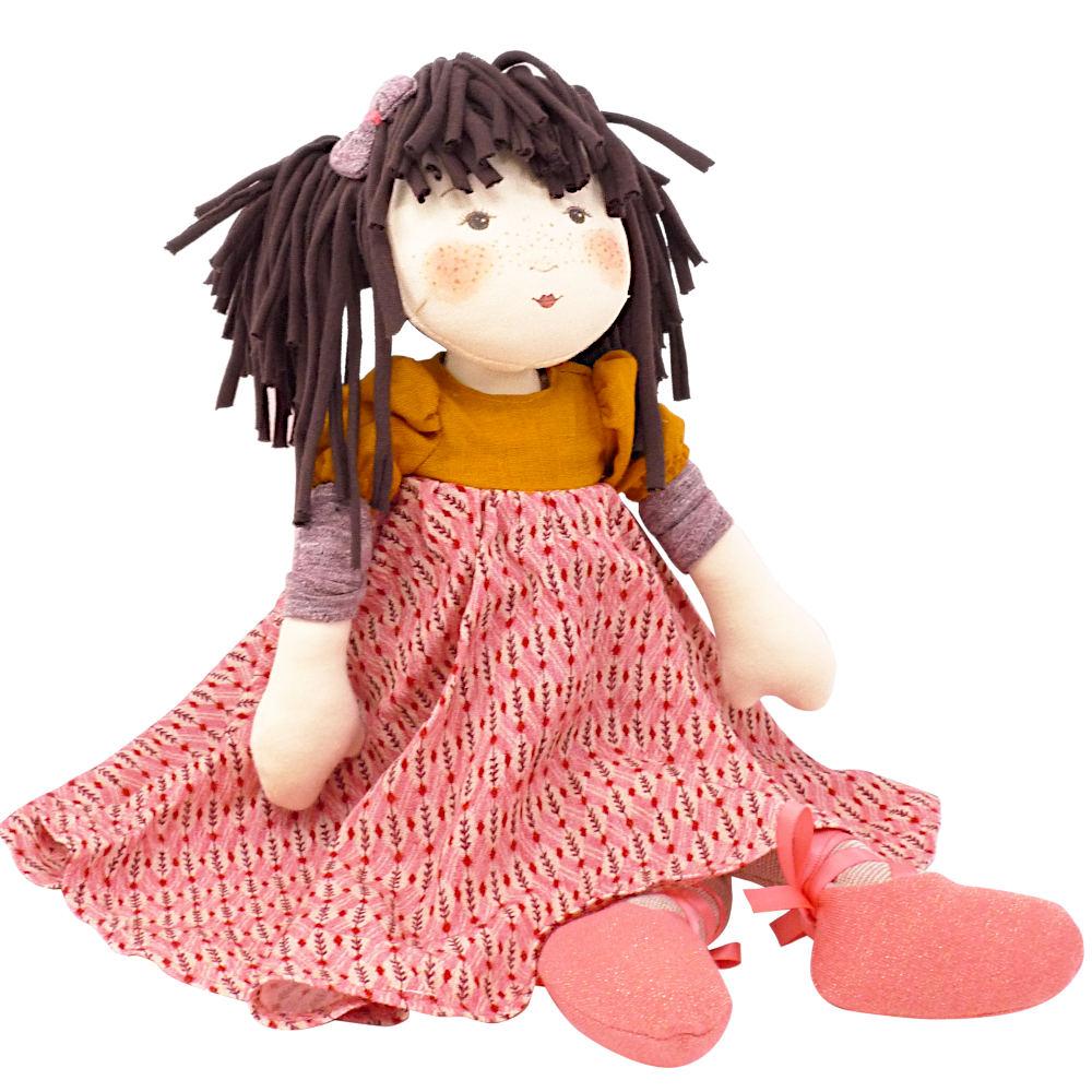 Bambola Morbida in Stoffa Prunelle Les Rosalies | Moulin Roty 710524