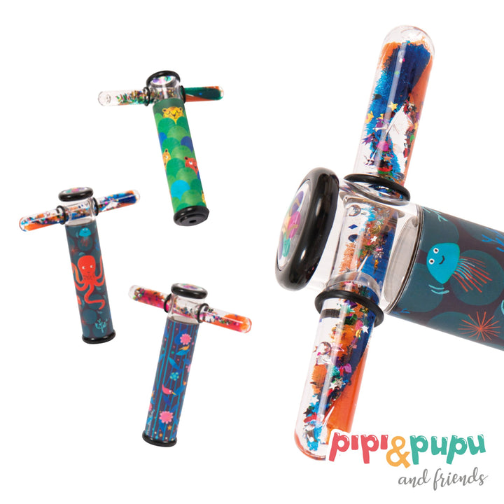 Caleidoscopio Gel e Confetti, Brillantini Polpo | Moulin Roty 711134