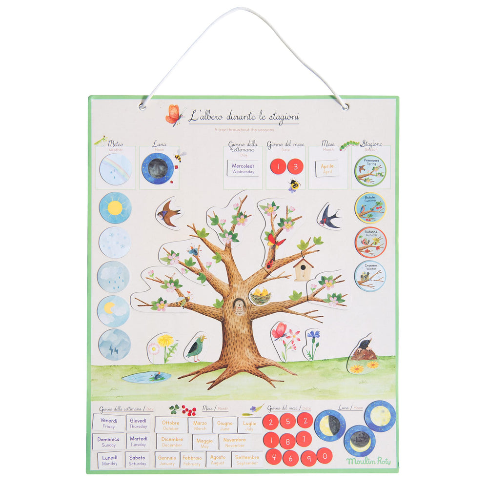 Calendario Magnetico delle Stagioni Italiano, Le Jardin | Moulin Roty 712401