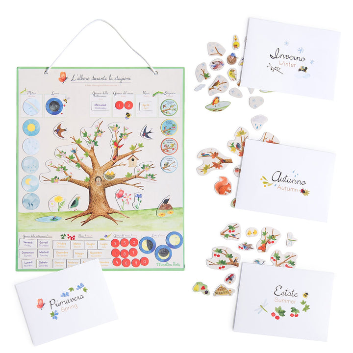 Calendario Magnetico delle Stagioni Italiano, Le Jardin | Moulin Roty 712401