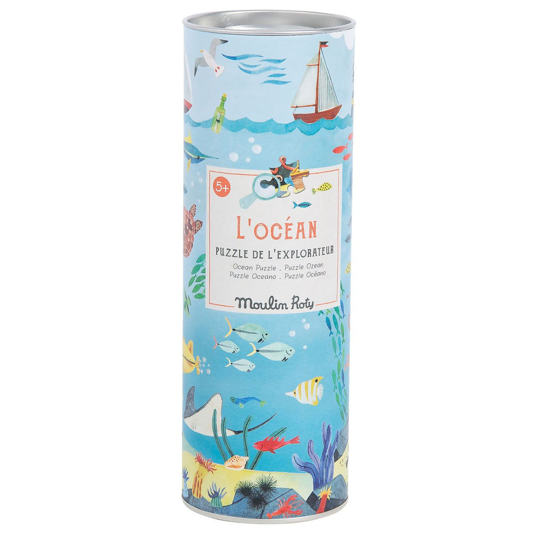 Puzzle Esploratore Oceano, 5 anni + Moulin Roty 712409