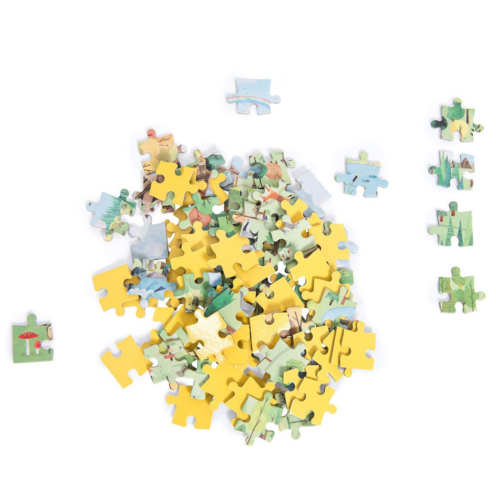 Puzzle Esploratore Foresta, 5 anni + Moulin Roty 712410