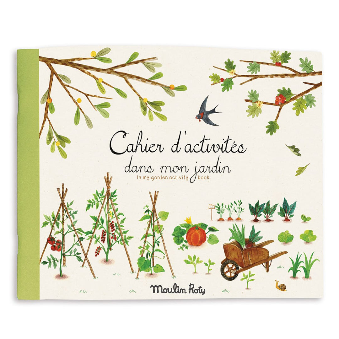 Quaderno da Colorare con Attività Le Jardin | Moulin Roty 712601 La Natura