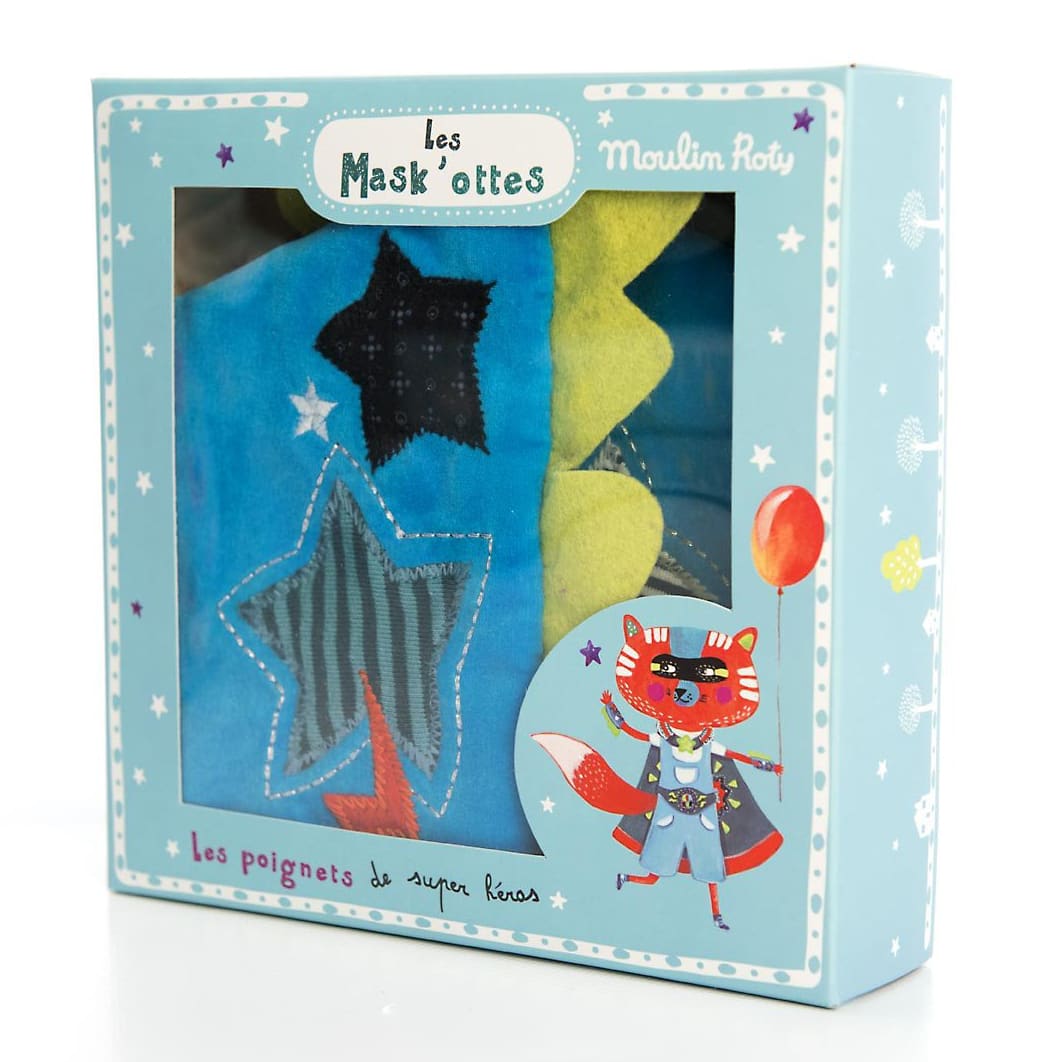 Moulin Roty | Polsini da Supereroe Les Mask'ottes 713009 Bambini