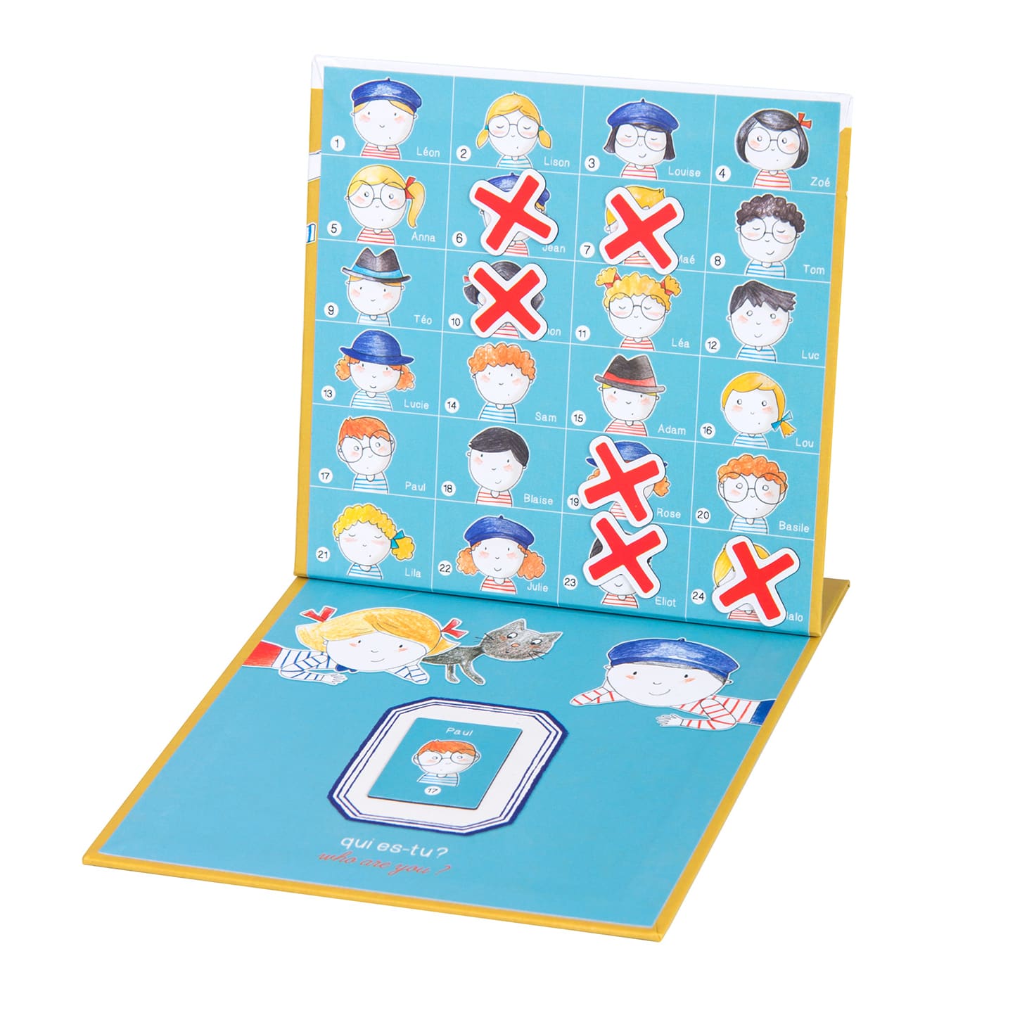 Moulin Roty | Gioco Magnetico Indovina Chi? Aujourd'hui c'est Mercredi