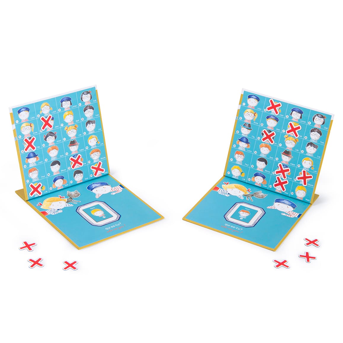 Moulin Roty | Gioco Magnetico Indovina Chi? Aujourd'hui c'est Mercredi