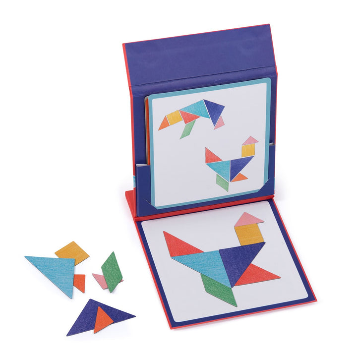 Moulin Roty | Gioco Magnetico Tangram Aujourd'hui c'est Mercredi