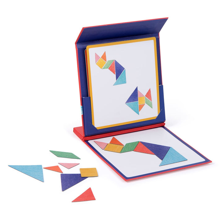 Moulin Roty | Gioco Magnetico Tangram Aujourd'hui c'est Mercredi