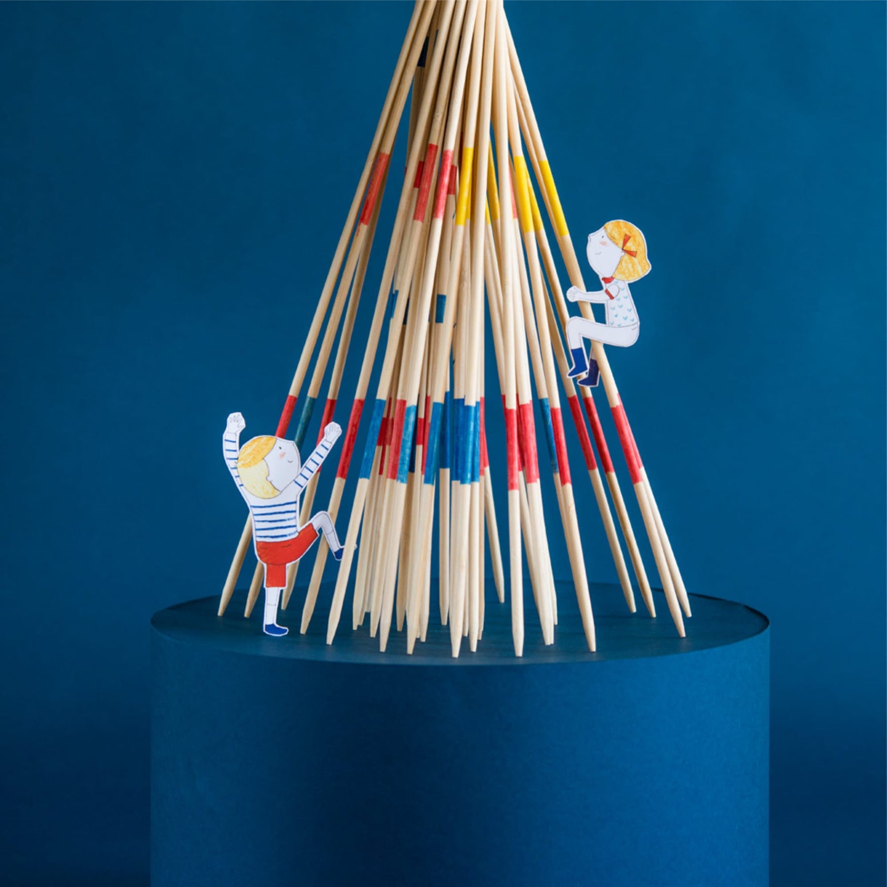 Gioco Del Mikado In Legno – Set Classico Di Bastoncini Colorati – House Of Marbles - 4