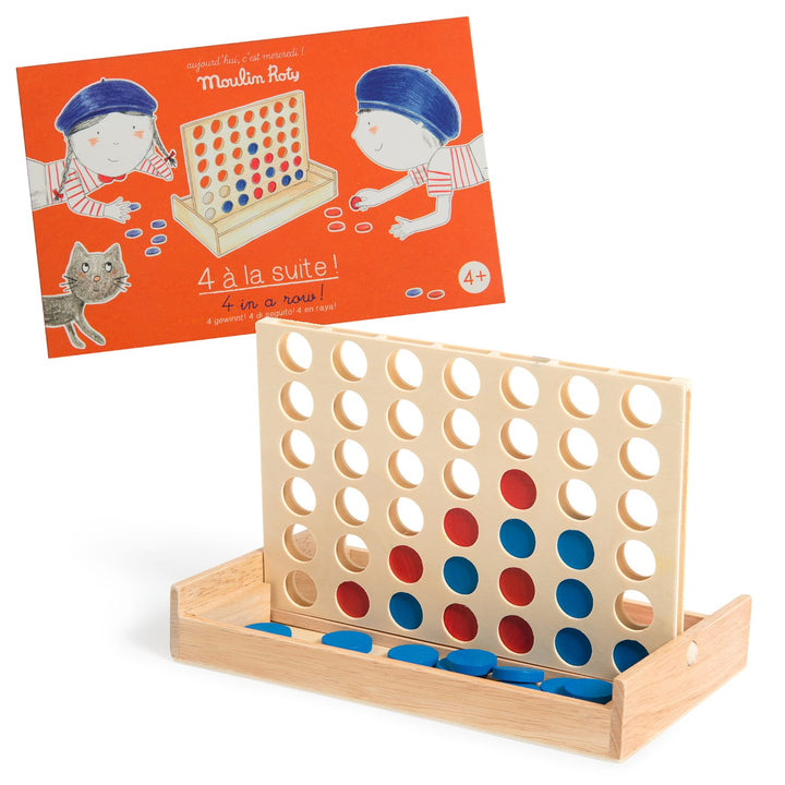 Gioco Forza Quatro in Legno per Bambini | Moulin Roty 713150