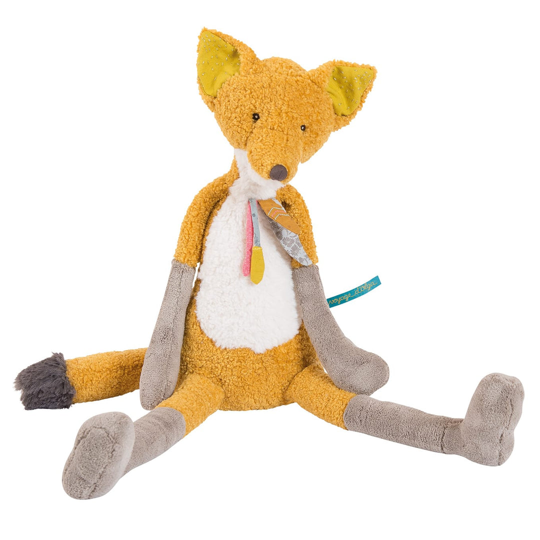 Peluche Volpe Chaussette Grande 56cm | Moulin Roty Le Voyage d'Olga 714024
