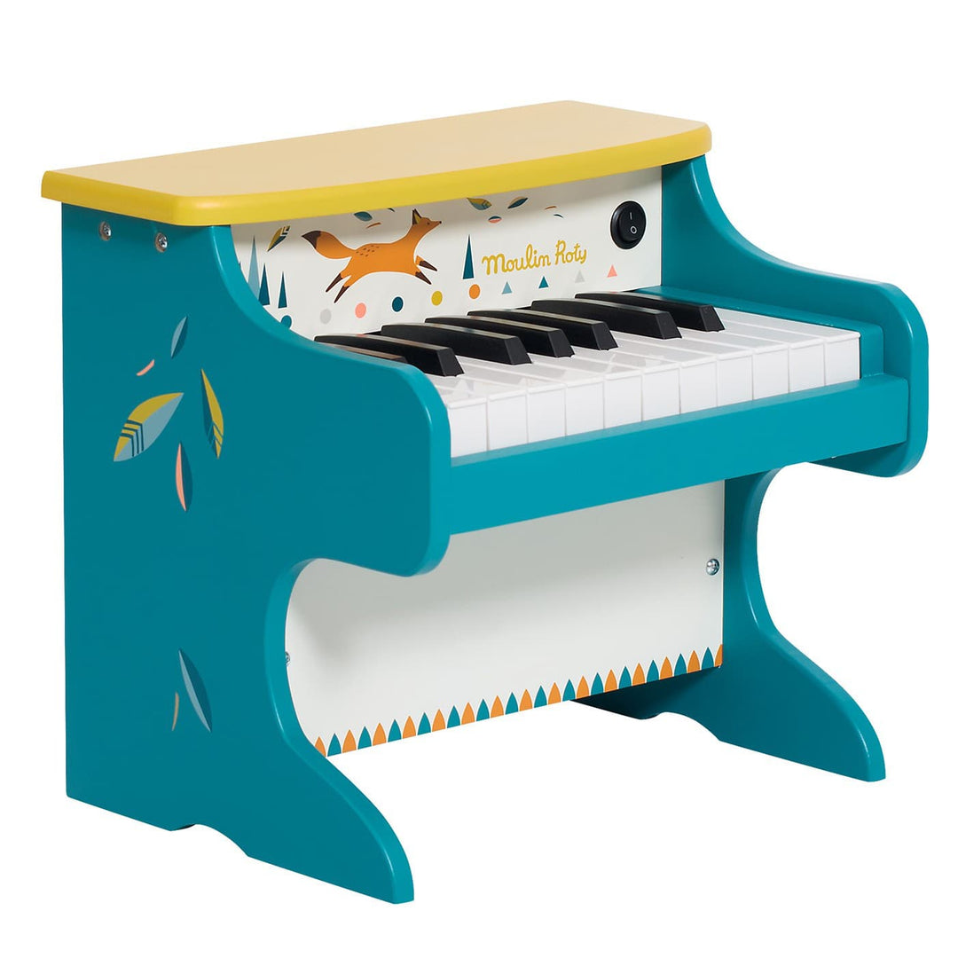 Pianoforte Elettronico in Legno, 18 tasti | Moulin Roty Ref. 714116 Le Voyage D'Olga