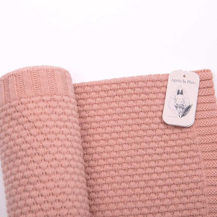 Moulin Roty | Copertina in Misto Lana Neonato Rosa, Après la Pluie