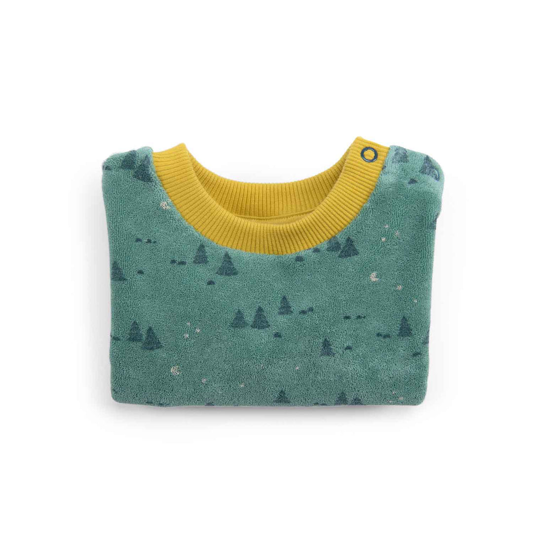 Moulin Roty | Felpa in spugna bouclè foresta, Gaetan