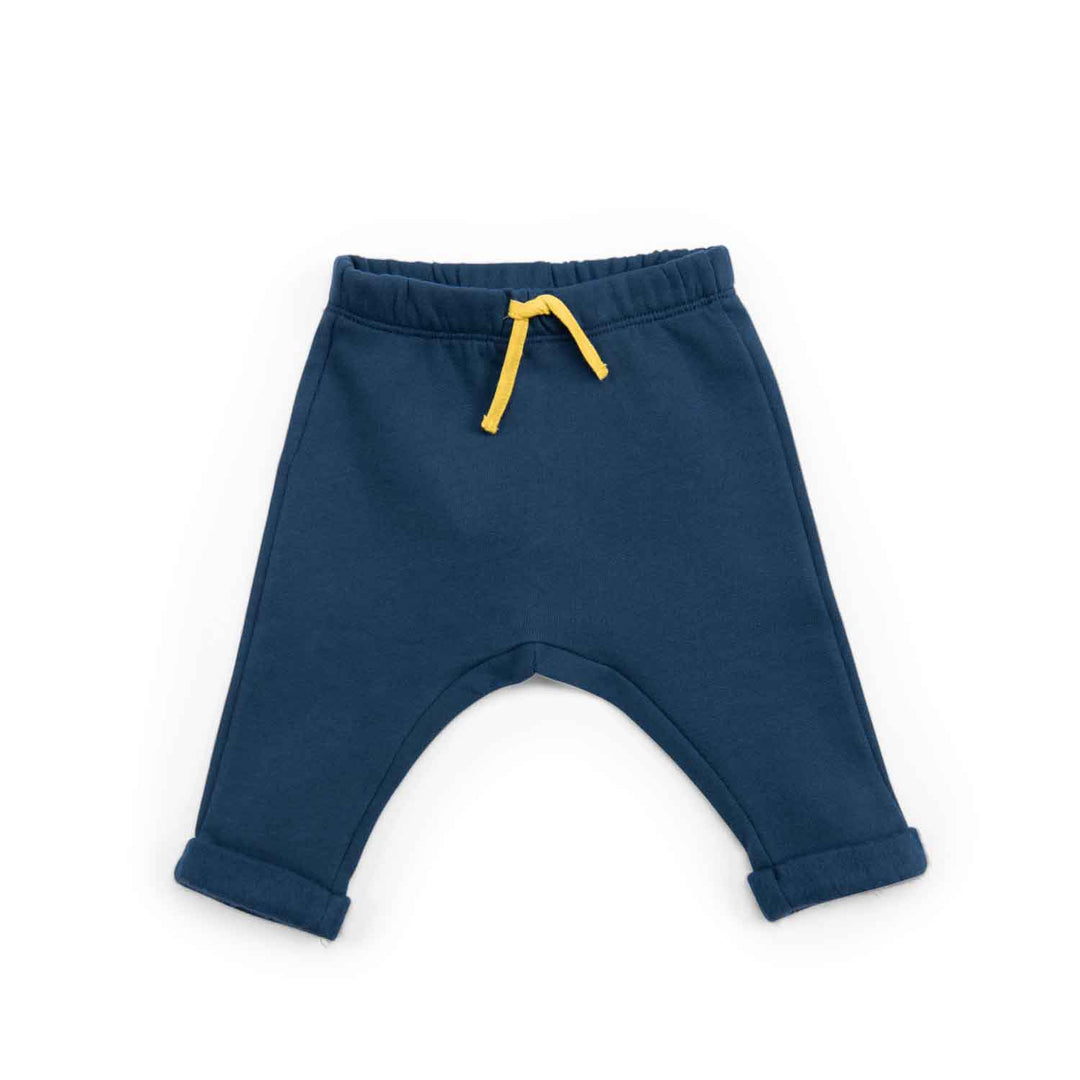 Moulin Roty | Pantaloni harem felpati blu notte, Gaspard