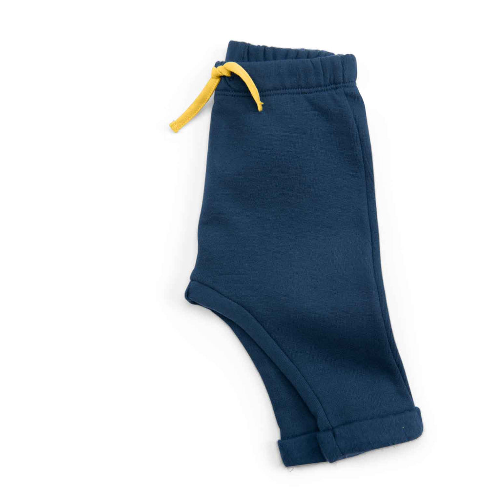 Moulin Roty | Pantaloni harem felpati blu notte, Gaspard