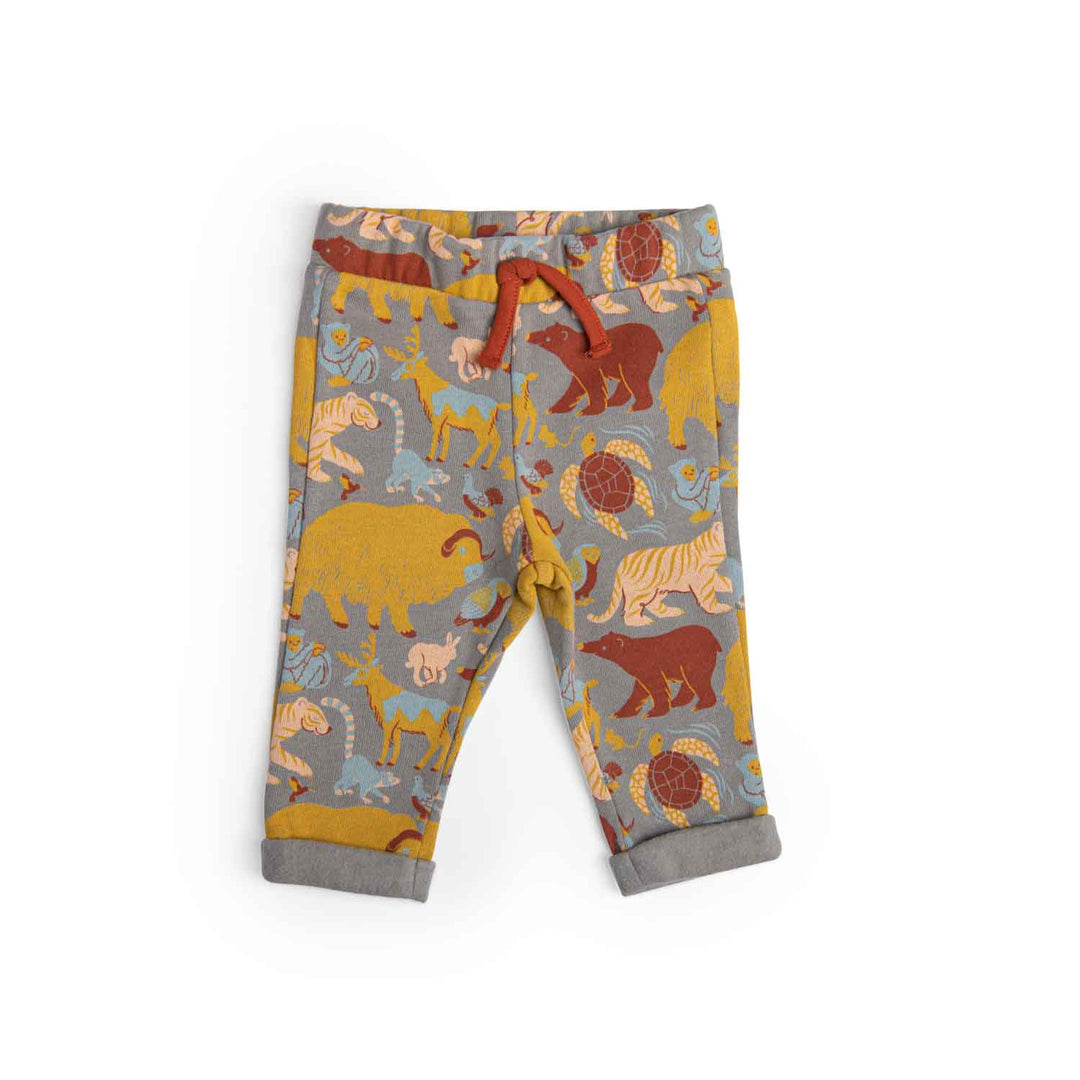 Moulin Roty | Pantaloni felpati animali selvaggi, Gustave