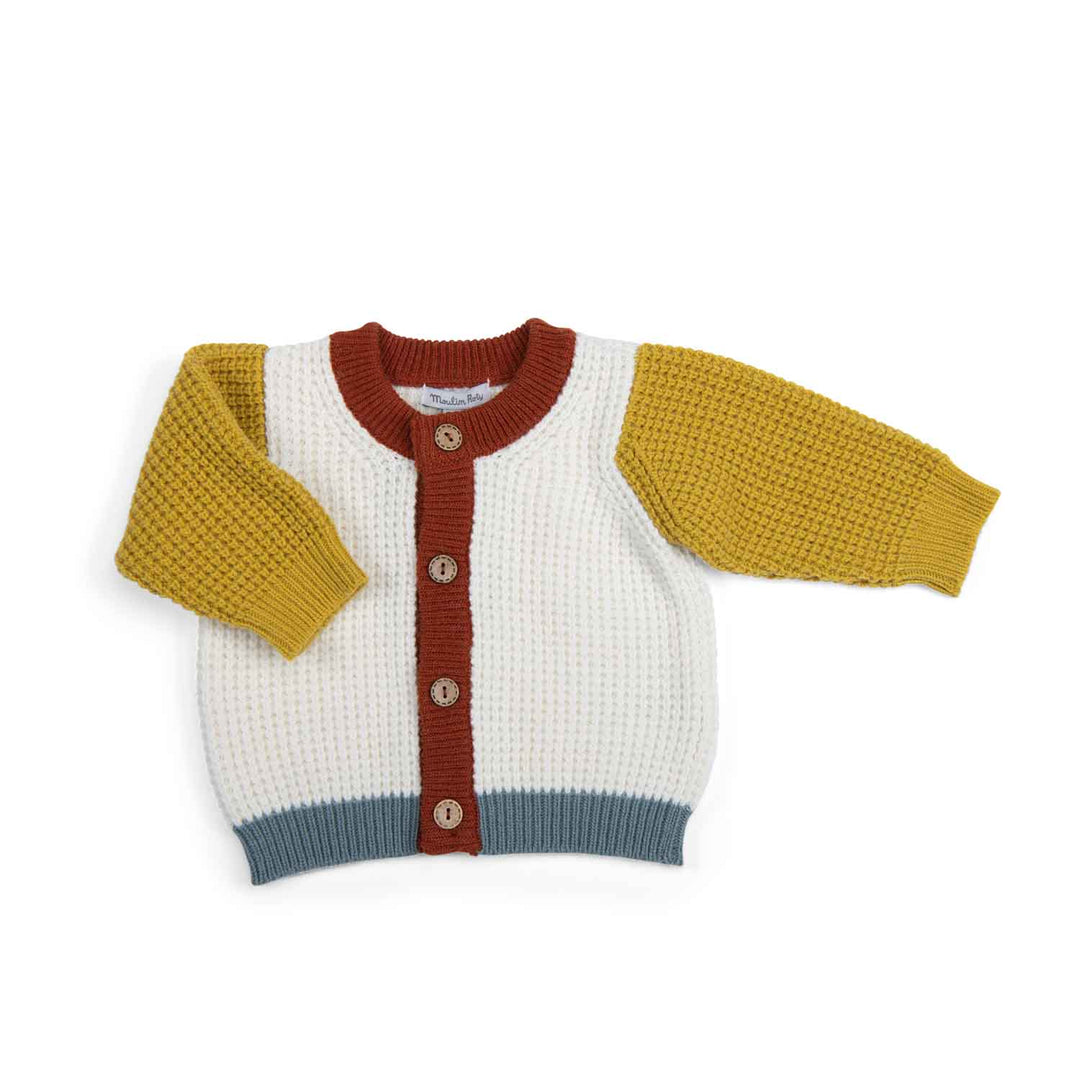 Moulin Roty | Cardigan misto lana cotone, Georges