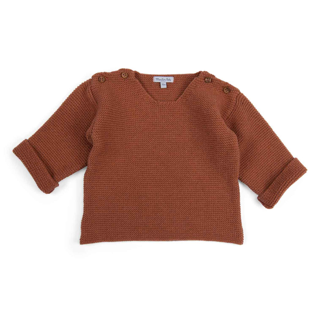 Moulin Roty | Maglione rosso mattone, Guillem