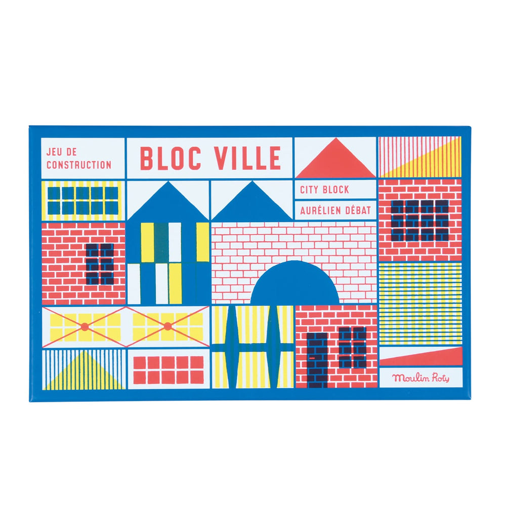 Moulin Roty | Gioco di costruzioni in Legno Bloc Ville, Dans La Ville 720404