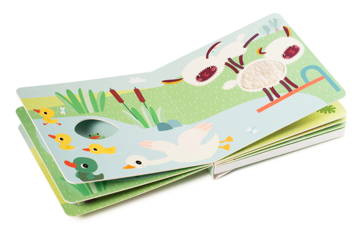 Libro Tattile e Sonoro Animali della Fattoria 10m+ | Lilliputiens 83152