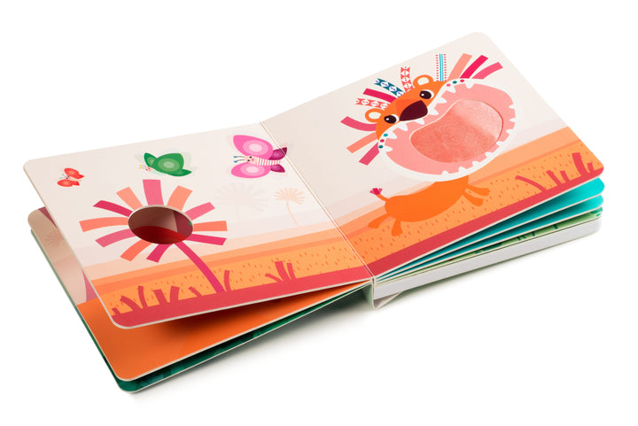 Libro Tattile e Sonoro Animali della Giungla 10m+ | Lilliputiens 83153
