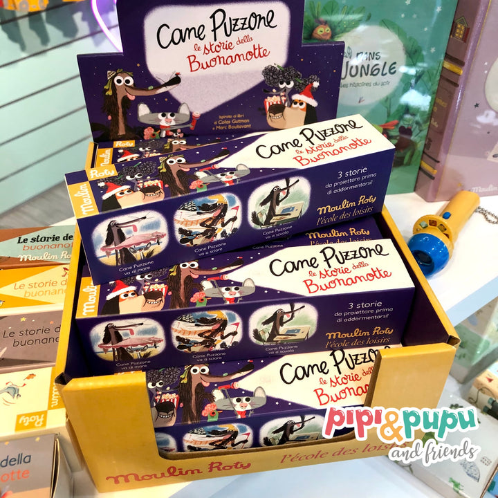 Lampada Proietta Storie della Buonanotte Cane Puzzone | Moulin Roty 894362