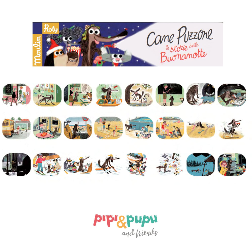 Lampada Proietta Storie della Buonanotte Cane Puzzone | Moulin Roty