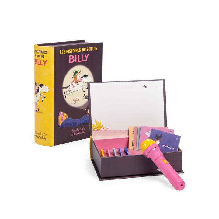 Moulin Roty | Cofanetto Lampada Proietta Storie, Billy