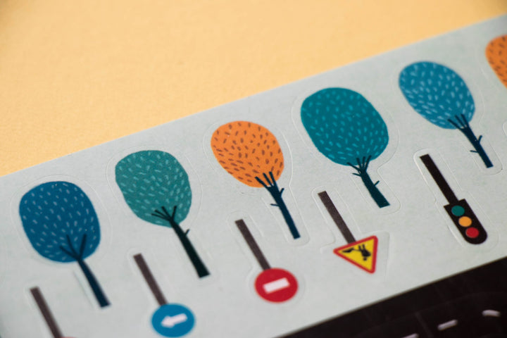 My City removable stickers, 150pcs