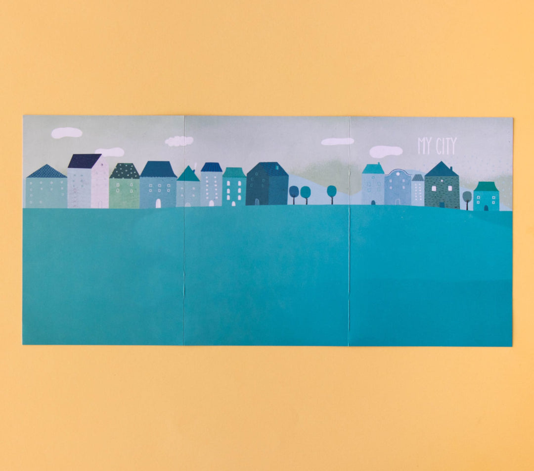 My City removable stickers, 150pcs