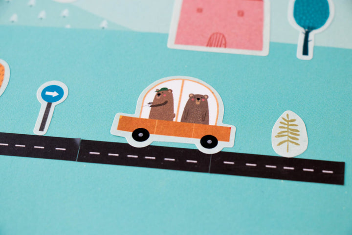 My City removable stickers, 150pcs