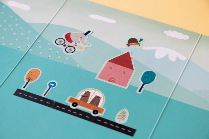 My City removable stickers, 150pcs