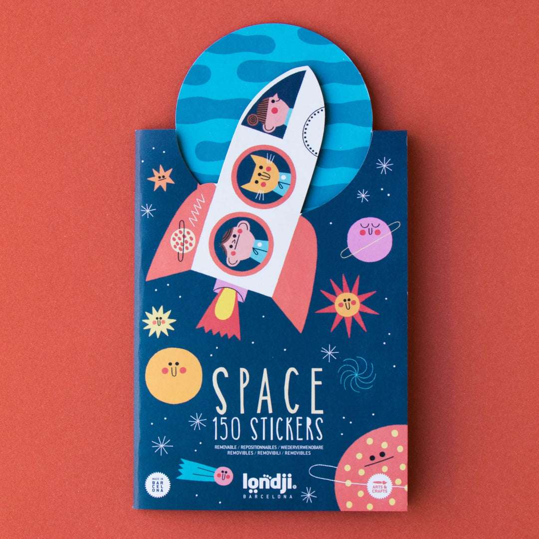 Adesivi Rimovibili e Scenario Spazio 150 Stickers Space | Londji