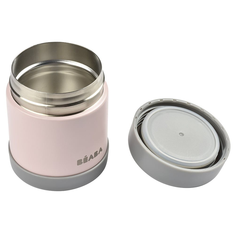 Béaba | Porta pappa termico acciaio inox Rosa, 300ml