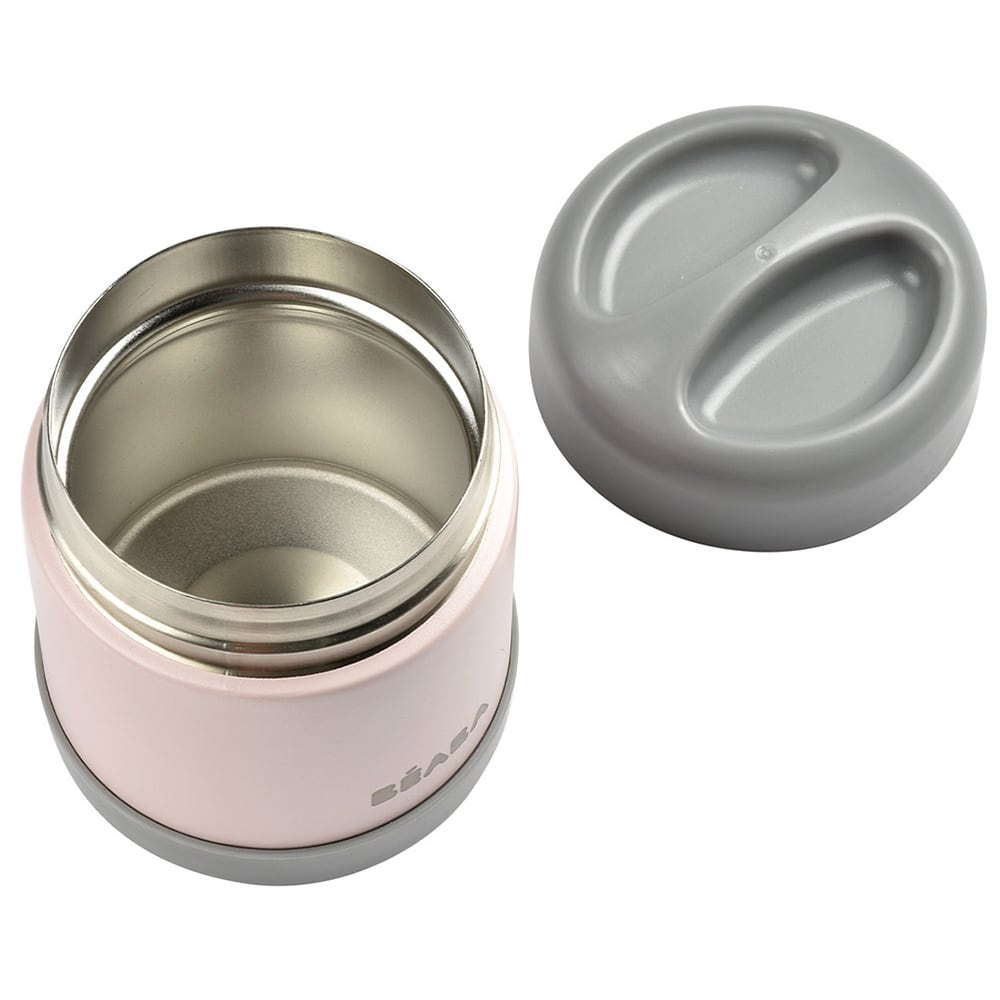 Béaba | Porta pappa termico acciaio inox Rosa, 300ml