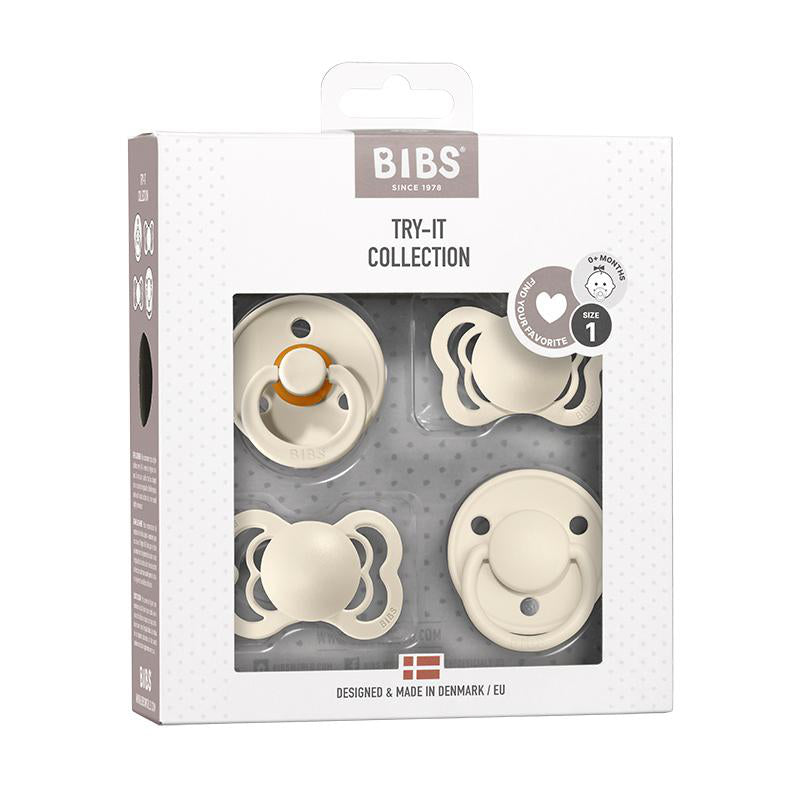 Bibs 4 Ciucci Collezione Try-It Avorio | Trova il ciuccio perfetto