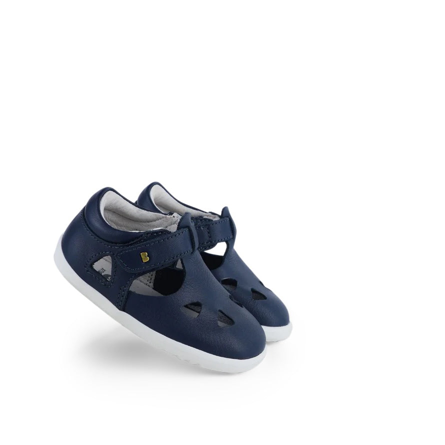 Bobux | Sandali in pelle per bambini, Step Up Zap Navy