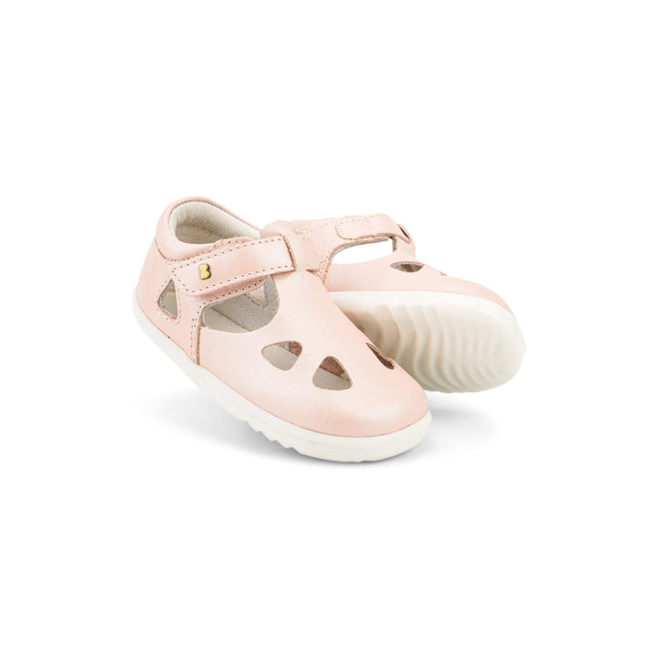 Bobux | Sandali in pelle per bambini, Step Up Zap Rosa Seashell