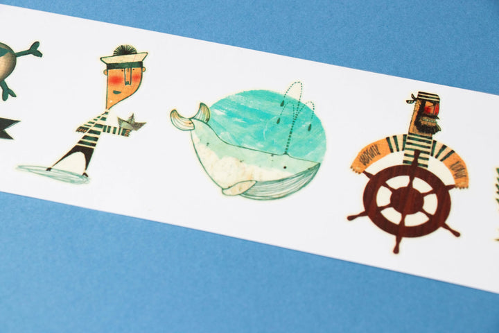 Londji | Pirati, 10 Tatuaggi temporanei per bambini