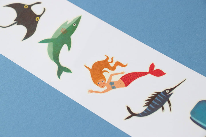 Londji | Oceano, 10 Tatuaggi temporanei per bambini