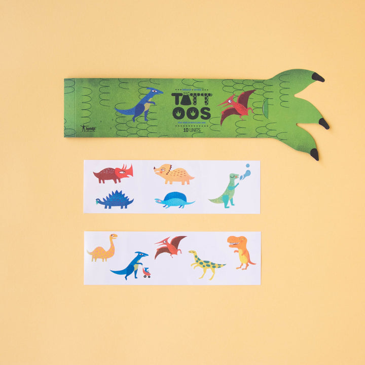 Londji | Dinosauri, 10 Tatuaggi temporanei per bambini